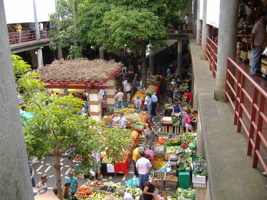Freitagsmarkt in Funchal Freitagsmarkt in Funchal
